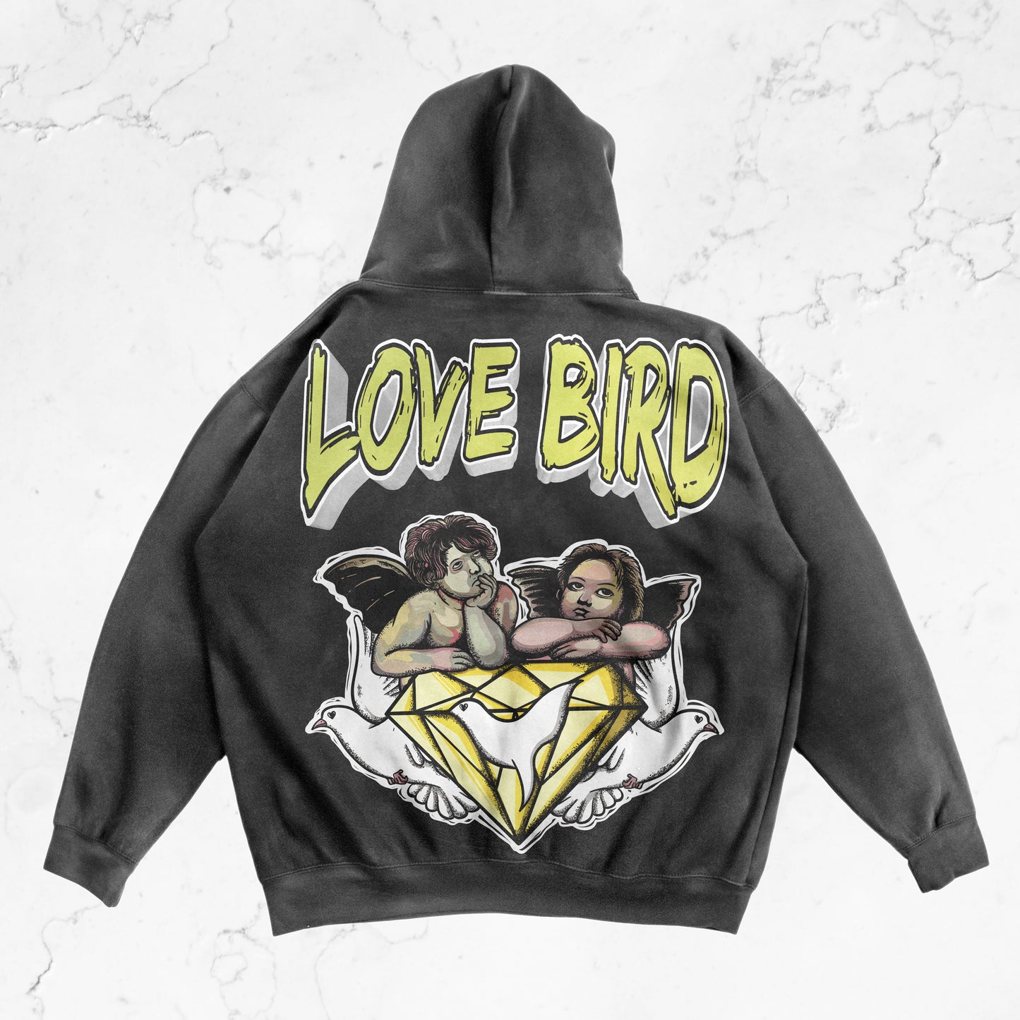 Oversized Love Bird Hoodie