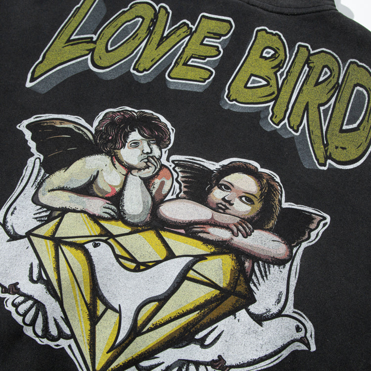 Oversized Love Bird Hoodie